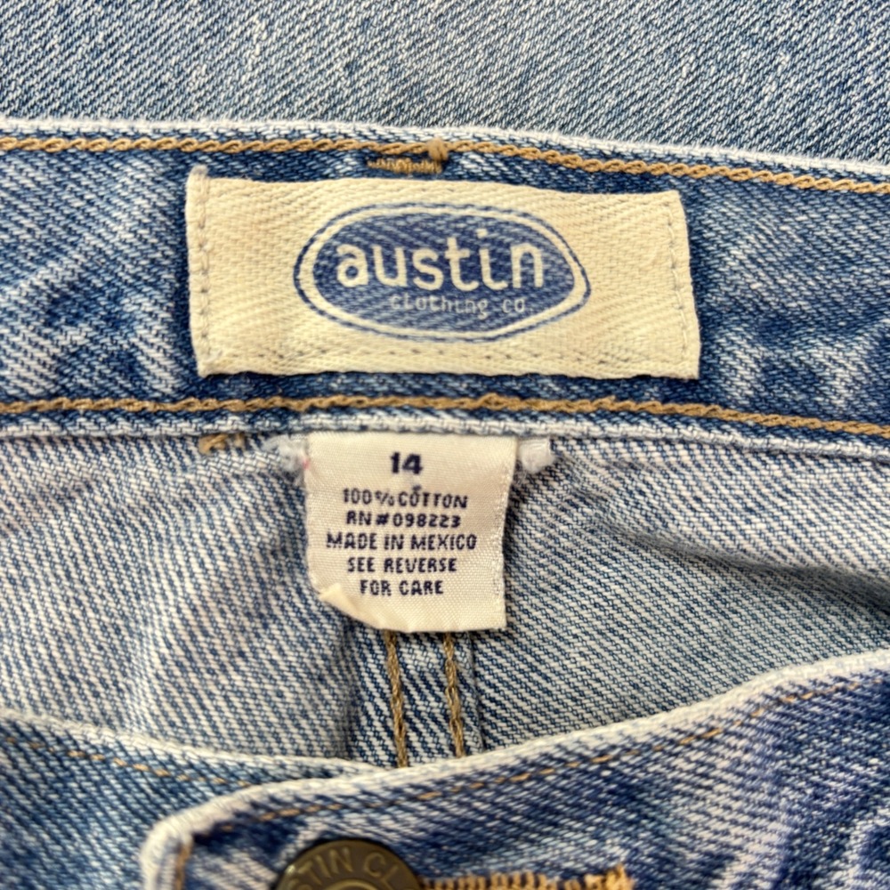 Austin Clothing Co Jeans Womens 14 High Rise Straight Leg Blue Medium Wash - Picture 3 of 8